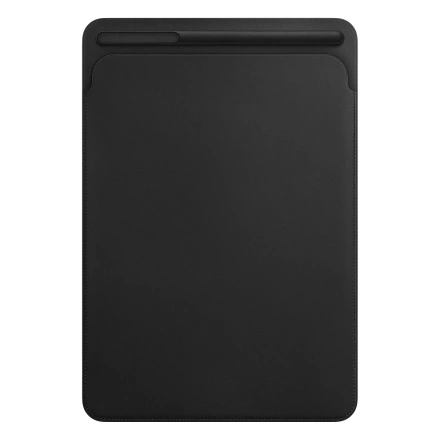 Apple Leather Sleeve for iPad 10.2"/Pro 10.5"/Air 3/Air 4/Air 5 - Black (MPU62)